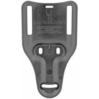 Safariland Cantable Universal Belt Loop, Black, Fits 3-Hole Patterned Holsters and Safariland UBL Products, 2", Mid-Ride 6070CUBL-2-2