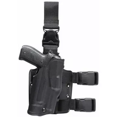 Safariland Model 6355 ALS Tactical Holster w/ Quick-Release Leg Harness for Walther P99C QA P99QA