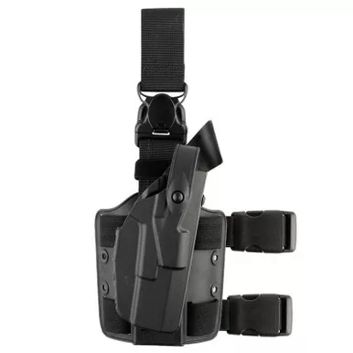 Safariland Model 7005 7TS SLS Tactical Holster w/ Quick Release Leg Strap for Glock 34 35 w/ Streamlight TLR-1