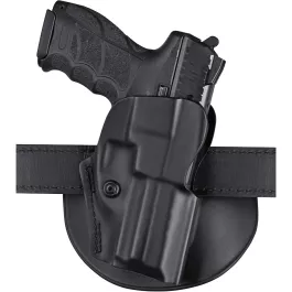 Safariland Open Top Concealment Paddle/Belt Loop Holster with Detent - Black - Right Hand - STX Plain - Ruger LC9