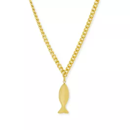 Salty Cali Golden Fish Necklace – Gold