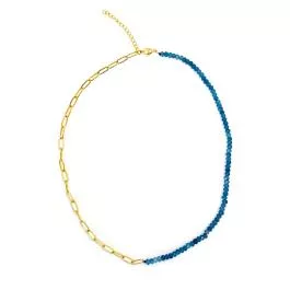 Salty Cali Paloma Necklace - Deep Blue Ocean