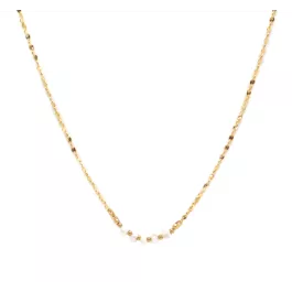 Salty Cali Pearl and Chain Necklace-Salty - Gold