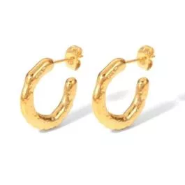 Salty Cali Stones Hoops