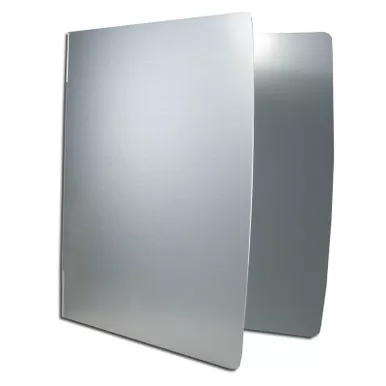 Saunders 00604 TuffBinder Aluminum Binder, 1.5" Capacity, Round Ring, 3-Ring Binder, Silver