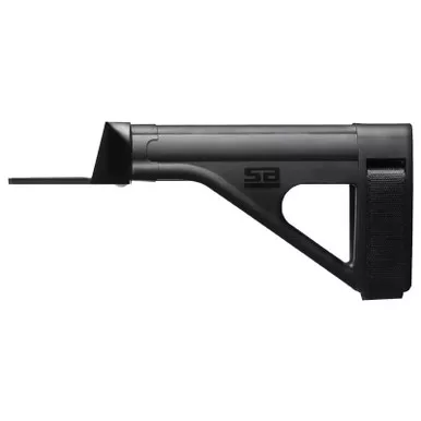 SB Tactical SOB47-01-SB AK Brace Elasto-Polymer Black 11.6" L x 1.6" W
