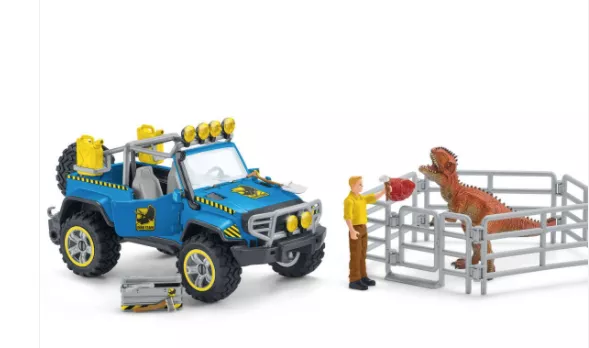 Schleich Off-Road Vehicle W/ Dino Outpost #41464