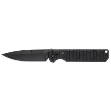 Schrade 1136253 Entice Push Button Automatic Folding Knife 3.5" S35VN Bayonet Blade, Aluminum Handle
