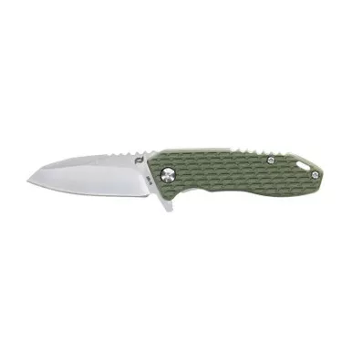 Schrade 1159317 Tenacity Liner Lock Folding Knife 2.5" AUS-10 Drop Point Blade, Green Aluminum Handle