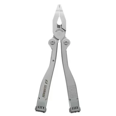 Schrade 1182534 Tough Tool Functional Multitool Satin Stainless Steel Handle