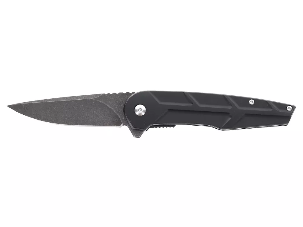 Schrade Folding Knife 3.25" D2 Black Aluminum