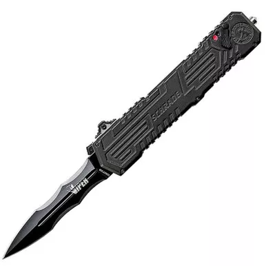 Schrade Viper OTF Assisted Opening 3.5" SS Blade Aluminum Handle Black