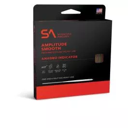 Scientific Anglers Amplitude Smooth Anadro Stillwater Indicator Fly Line - Orange/Willow/Optic Green - WF-7-F
