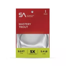 Scientific Anglers Mastery Trout Leader - 1 Pack - 7.5" - 6X