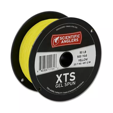 SCIENTIFIC ANGLERS XTS Gel Spun Polyethylene Yellow Fly Line Backing
