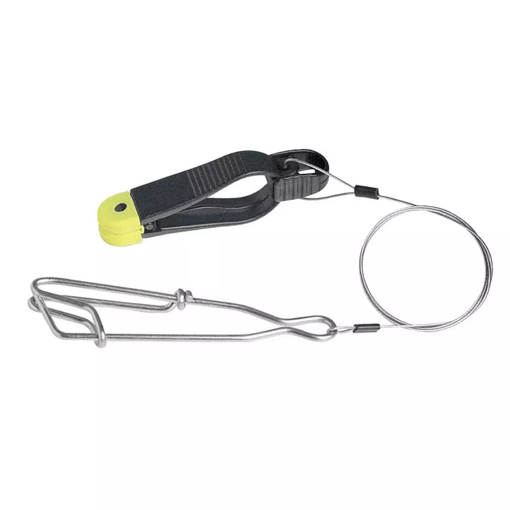 Scotty 1183 Mini Power Grip Plus – 30″ Wire Leader w/Stacking & Self-Locating Snap