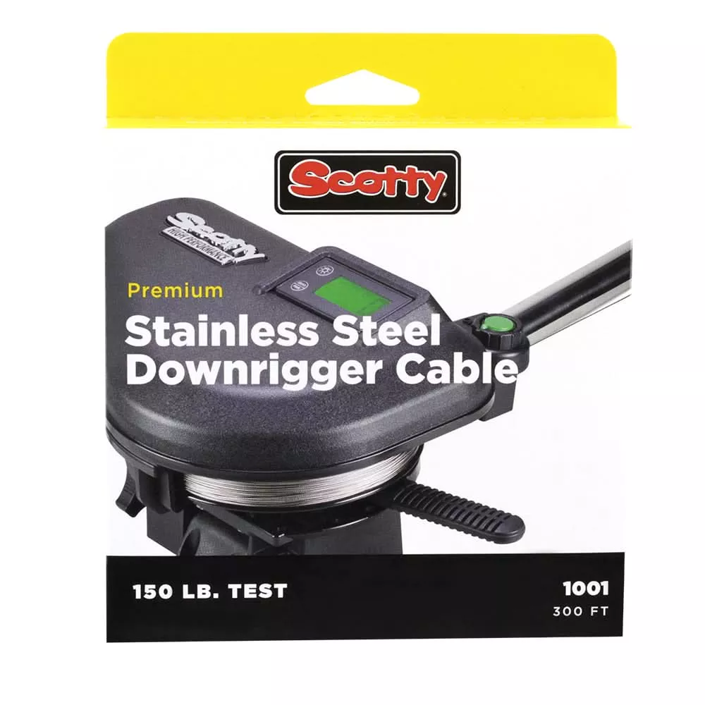 Scotty 300ft Premium Stainless Steel Replacement Cable - 1001K