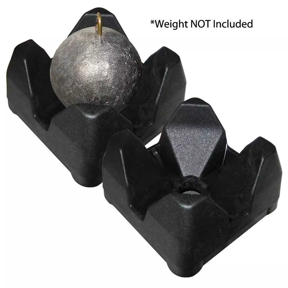 Scotty 3022-BK Weight Mate - Black 2 Pack - 3022-BK