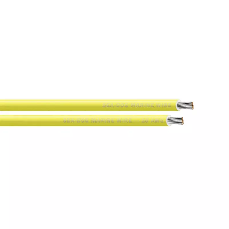 Sea-Dog 10 AWG Yellow Primary Wire – 25′