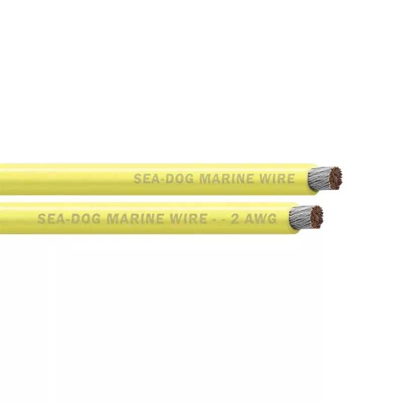 Sea-Dog 2 AWG Yellow Battery Cable – 25′