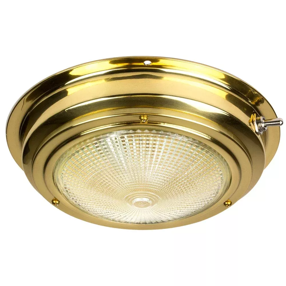 Sea-Dog Brass Dome Light – 5″ Lens