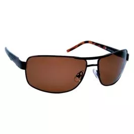 Sea Striker Bay Runner Polarized Sunglasses - Tortoise Frame - Grey Lens