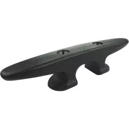 Seachoice 10″ L Black Plastic Cleat for 1″ D Ropes