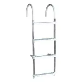 Seachoice 47″H Aluminum 4-Step Gunwale Hook Ladder