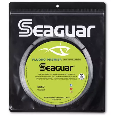 SEAGUAR Big Game Fluoro Premier Fluorocarbon Leader