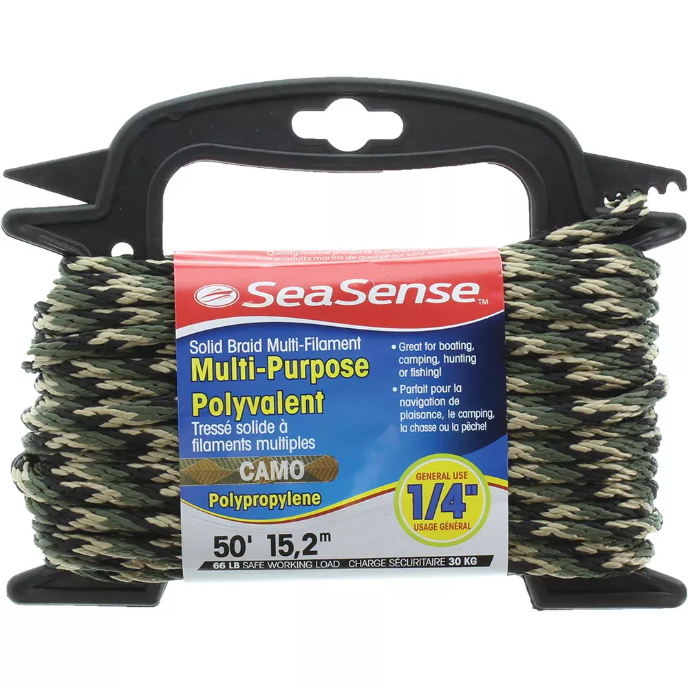 SeaSense Multi-Purpose Cordage Diamond Braid – Camouflage #50012899