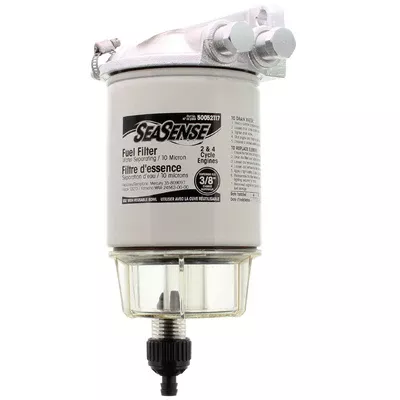 SeaSense Universal Water Separating Fuel Filter With Water Collecting Bowl #50052119