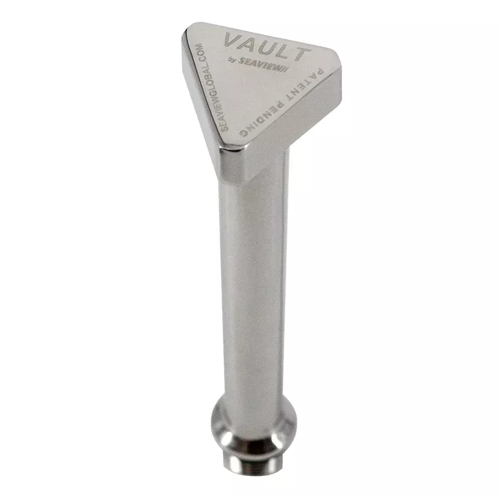 Seaview Polished Stainless Steel Vault Central Drain Plug