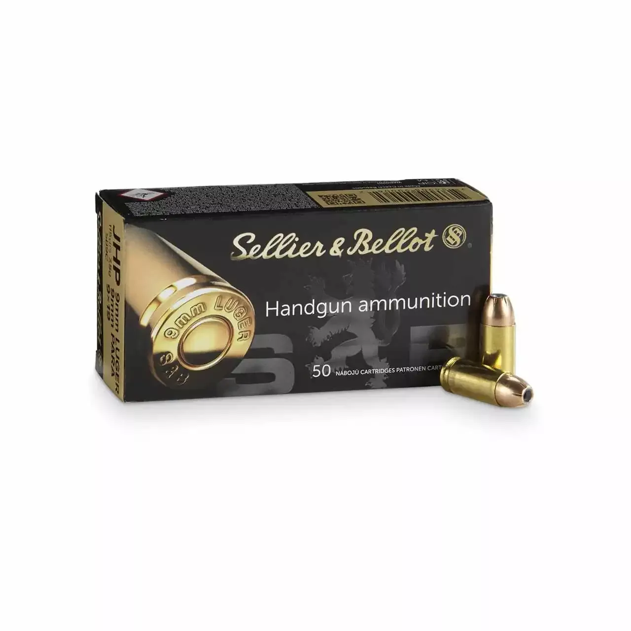 Sellier & Bellot 9mm 115gr JHP 50rd - Box