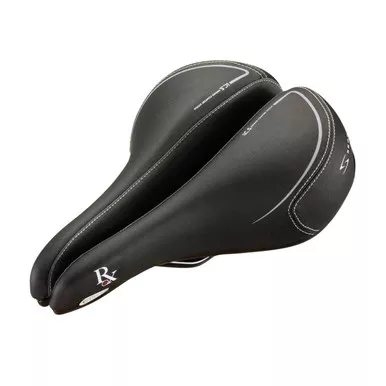 SERFAS RX Men's Comfort Road/MTB Saddle with Anti-Microbial Microfiber Cover (RX-921V)