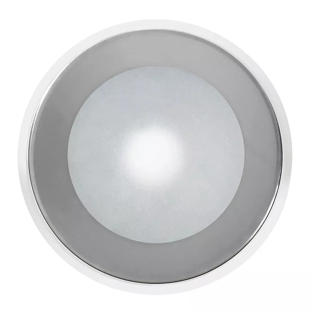 Shadow-Caster DLX Series Down Light – White Housing – RGB – Chrome Bezel[SCM-DLX-CC-CHR-WH]