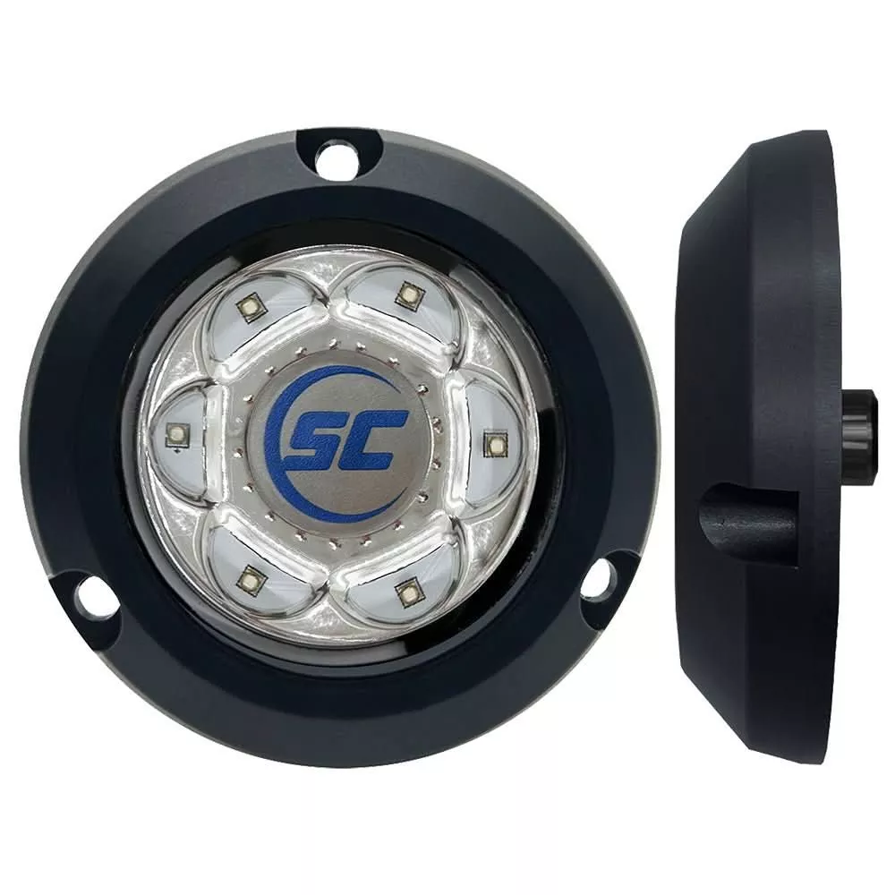 Shadow-Caster SC2 Series Polymer Composite Surface Mount Underwater Light - Bimini Blue - SC2-BB-CSM