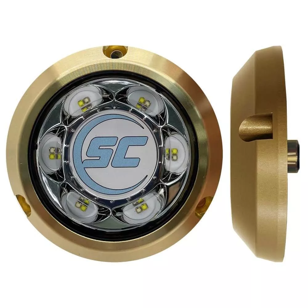 Shadow-Caster SC3 Series Bimini Blue Bronze Surface Mount Underwater Light - SC3-BB-BZSM