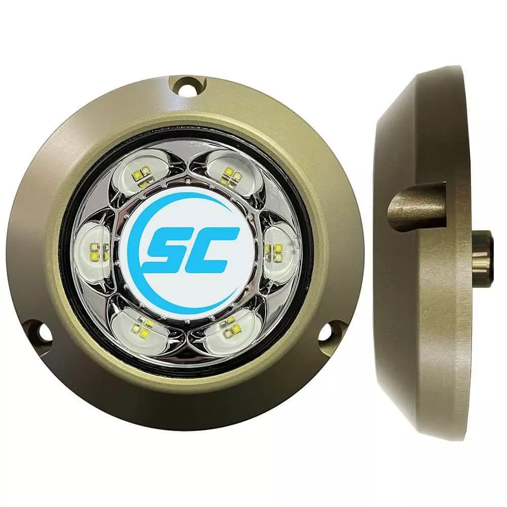 Shadow-Caster SC3 Series Underwater Light – Light Blue/White [SC3-BW-ALSM]