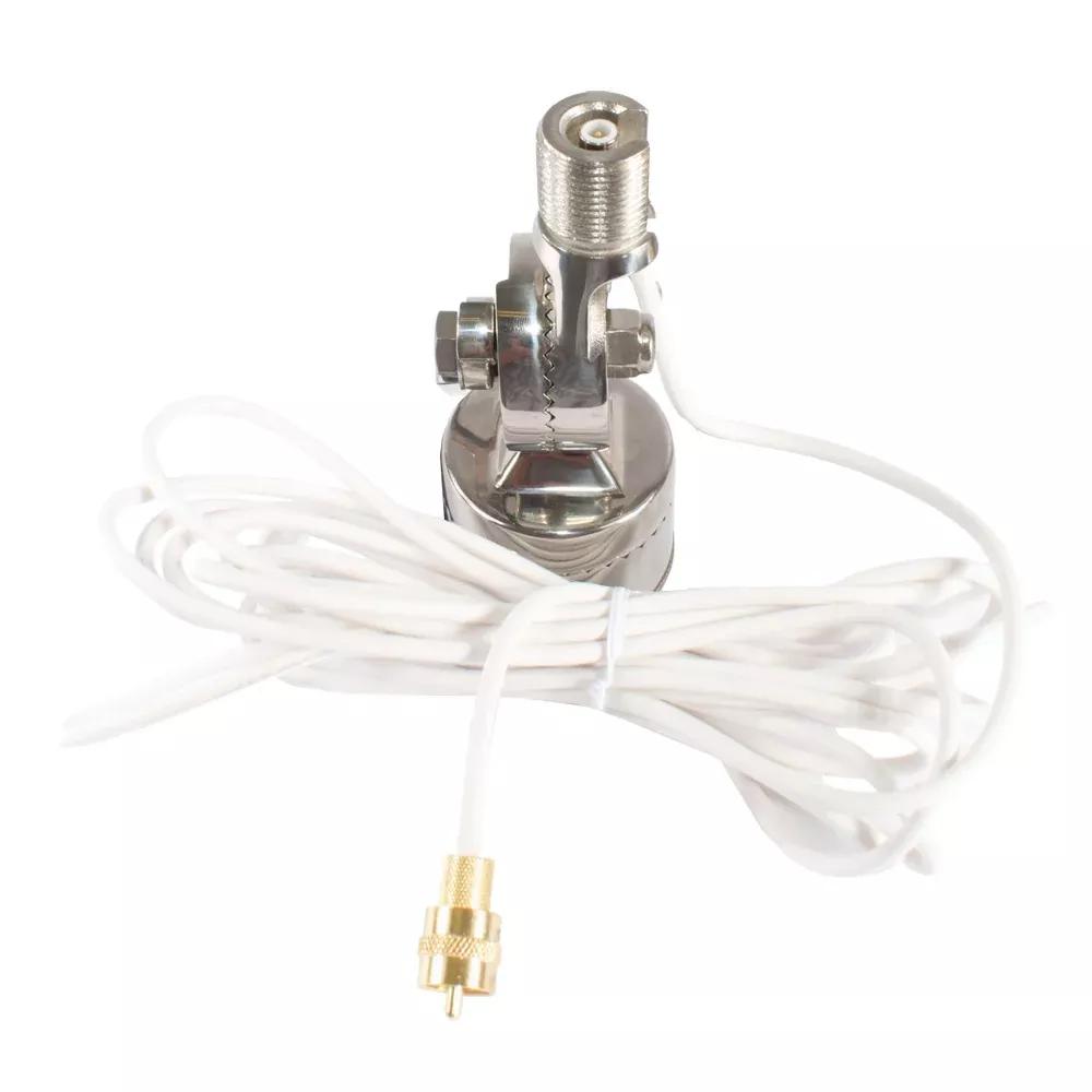 Shakespeare Quick Connect SS Rail Mount w/Cable f/Quick Connect Antenna [QCM-SR]