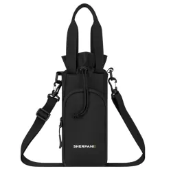 Sherpani Izzie Water Bottle Crossbody - Raven