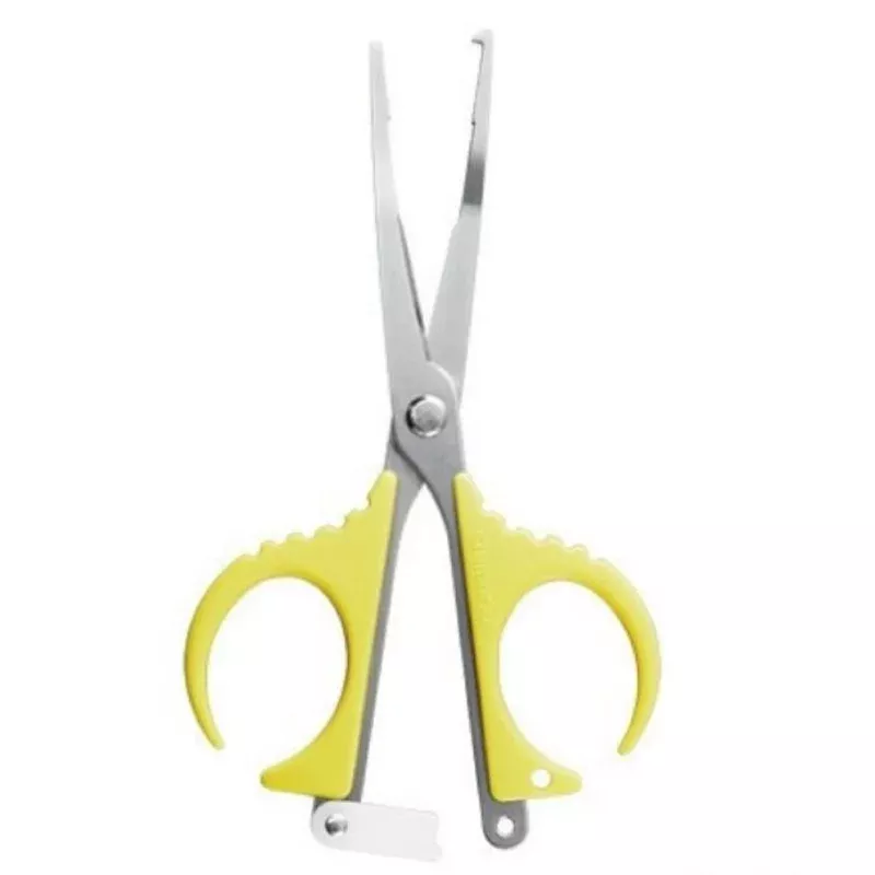Shimano CT-942R Split Ring Scissors Plier Size 1-4 110x55mm Yellow 610751