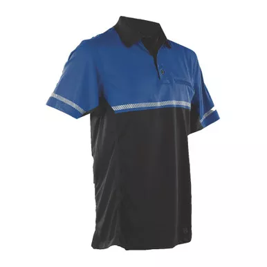 Short Sleeve Bike Polo - Royal Blue - Small