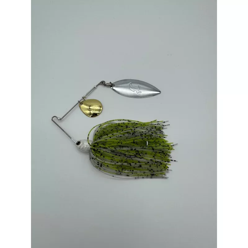 The Shredder Spinnerbait|Sexy&White/Chartreuse&Mouse&Spot Remover