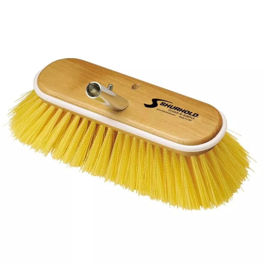 Shurhold 10" Polystyrene Medium Bristle Deck Brush - 985