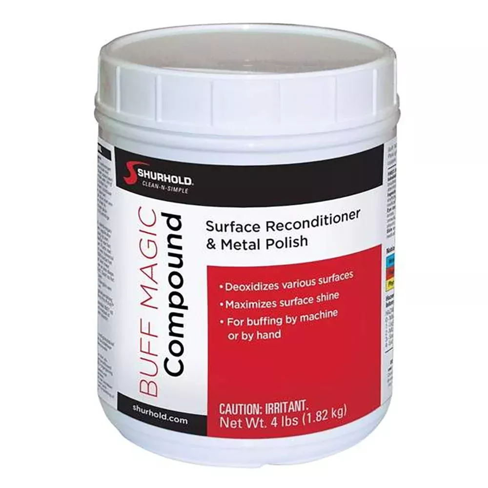 Shurhold Buff Magic Compound Surface ReconditionerMetal Polish – 4LB Jar[YBP-0111]