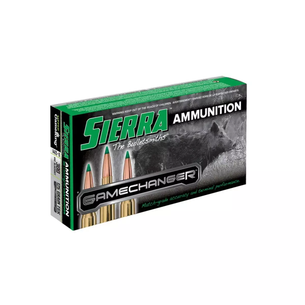 Sierra 300 AAC 125GR TGK GameChanger 20rd
