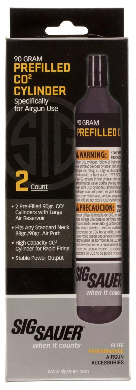 Sig Sauer CO2 Cartridge 90 Gram 2/Pack