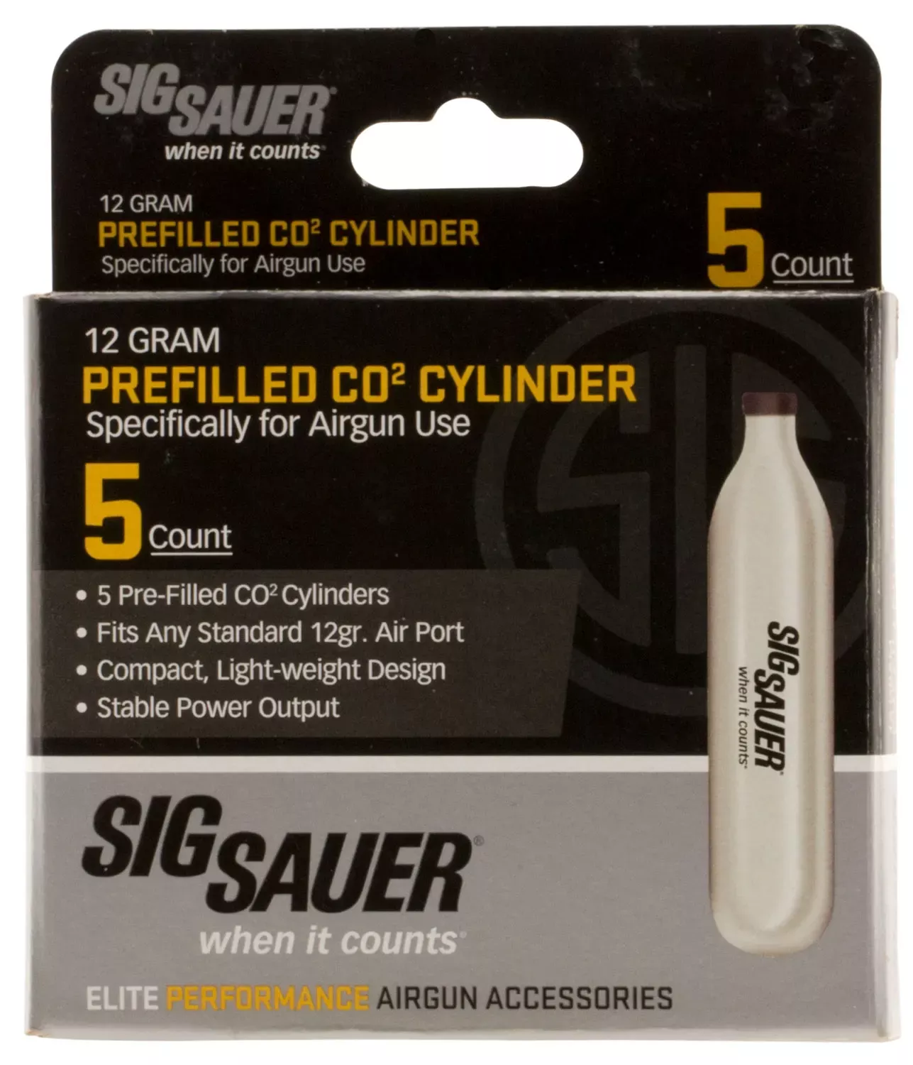 Sig Sauer CO2 Cylinders 12 Gr. 5/Pack