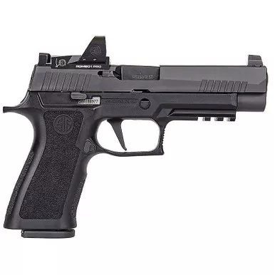 Sig Sauer P320 XFull 9mm Full-Size Striker-Fired Pistol with ROMEO1 Pro Red Dot, 320XF-9-BXR3-RXP
