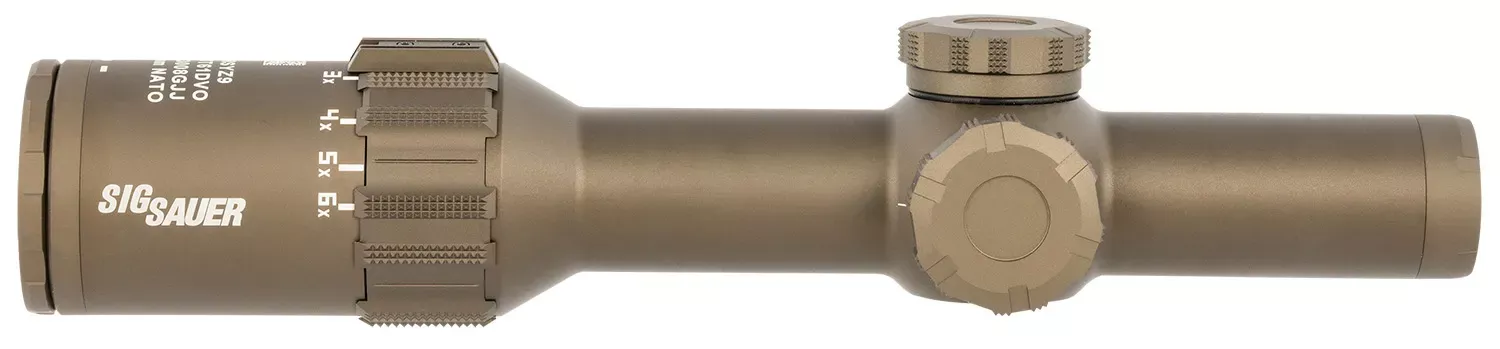 Sig Sauer Tango6T 1-6X24mm Riflescope FDE Illuminated DWLR-556 Reticle
